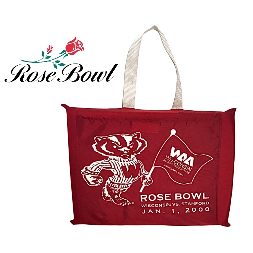 Wisconsin Badgers 2000 Rose Bowl Stadium Seat Cushion WAA Alumni Stanford